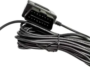 Tracki OBD to Micro USB Wiring Cable - Used for GPS Tracker Hook up to a car or a Truck - 12V Input - Can be Used for for dashcam, Dashboard Camera