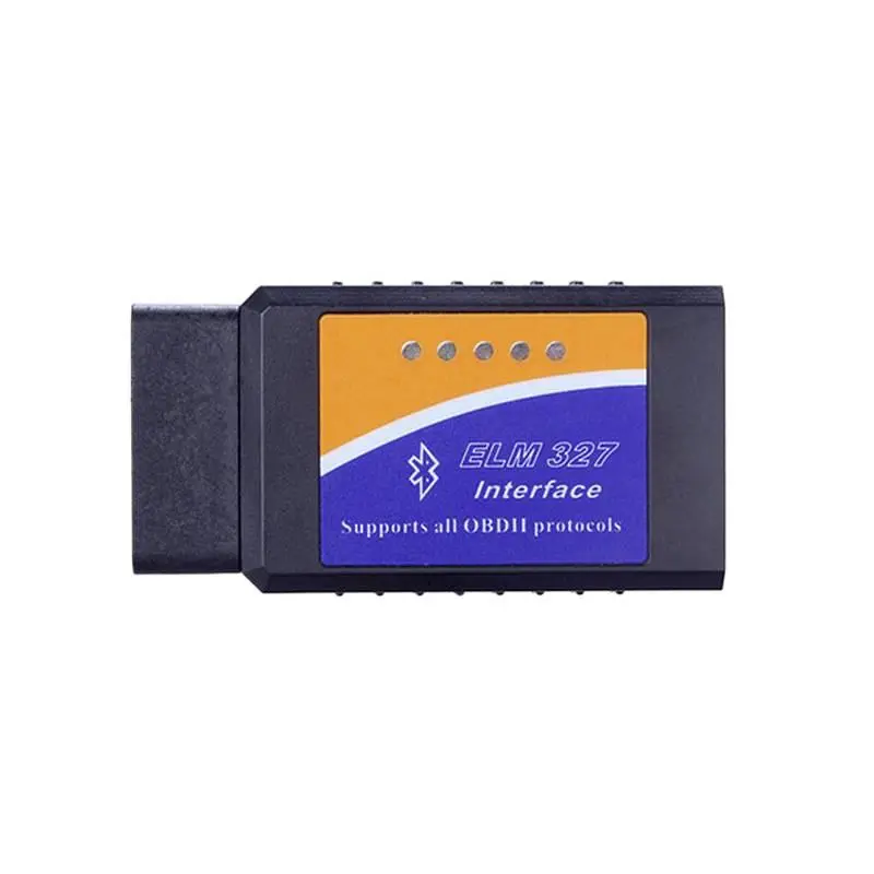 ELM327 Bluetooth OBDII Car Diagnostic Scanner - ELM327 Chip, Bluetooth 1.5, 0.26x0.38in Compact Mini Plug-in Ultra-Tiny Design, Low Profile Jack, Universal Fit, Plug-and-Play, Reads & Clears Codes, Real-Time Engine Params for Gasoline Cars, Light Trucks