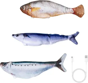2026 Bite-Sized Flopping Fish Cat Toys – Tap to activate 3 flapping modes, just like real sardines, saury, and yellow croaker. Rechargeable, 7.1 inches, and endlessly entertaining. Your cat's hunting instinct just met its match.