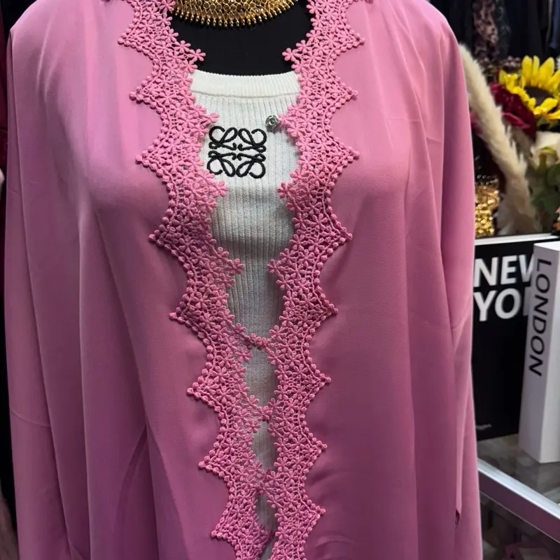 Mimi abaya with lace Mimi abaya with lace