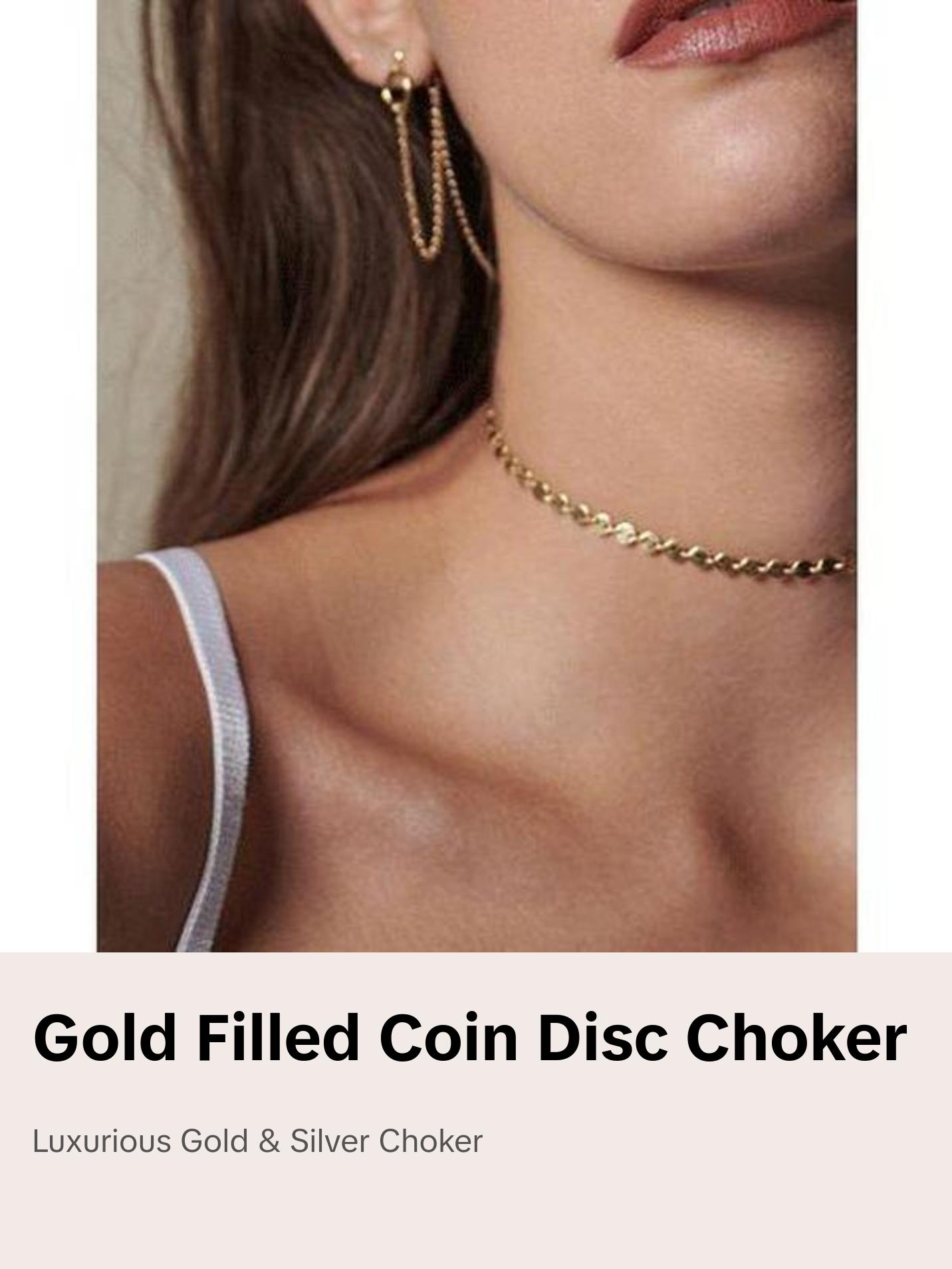 Coin Disc Choker