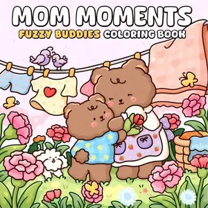 This colorful book full of touching illustrations is a coloring book suitable for children to draw. It contains coloring templates with cute animals and toy patterns (in line with Montessori educational principles) and is a creative gift. It is an easy-to