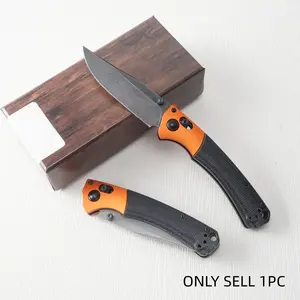 1pc 15085 Folding Knife, Stainless Steel Knives, Kitchen Tool, Fruit Knife, Pocket Knife, Portable Knives, Non-Slip Handle, Fashion Design, Multifunctional Edc, Perfect Gift