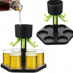 6 Shot Glass Dispenser, 1 Count Wine Dispenser, Beer Dispenser, Bar Utensils for Home Kitchen Party, Bar Accessories