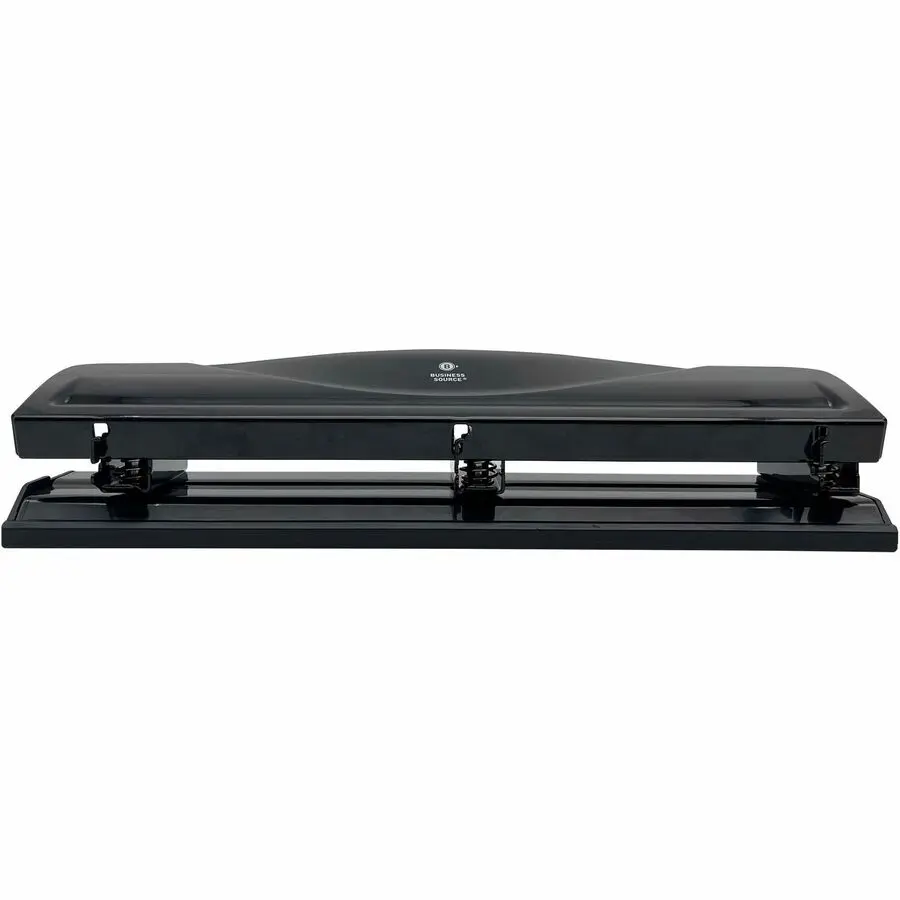 212 MAIN Binder Hole Punch, 3-Hole Fixed Design, Black, 11-Sheet Capacity, Binder-Ready, Round Shape, Office Stationery for Binding Tasks, Binder Hole Punches