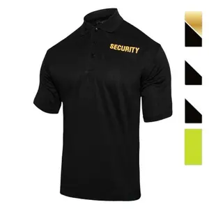 Rothco Moisture Wicking Security Guard Polo Shirt - Menswear Short Sleeve Uniform Security Guard Workwear Clothes