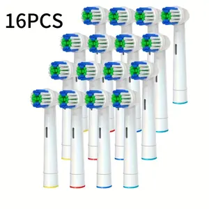 4/16 Piece Replacement Toothbrush Heads Compatible Oral B Pro Series, Soft Bristles Gentle Cleaning, Essential Dental Care, Family Use
