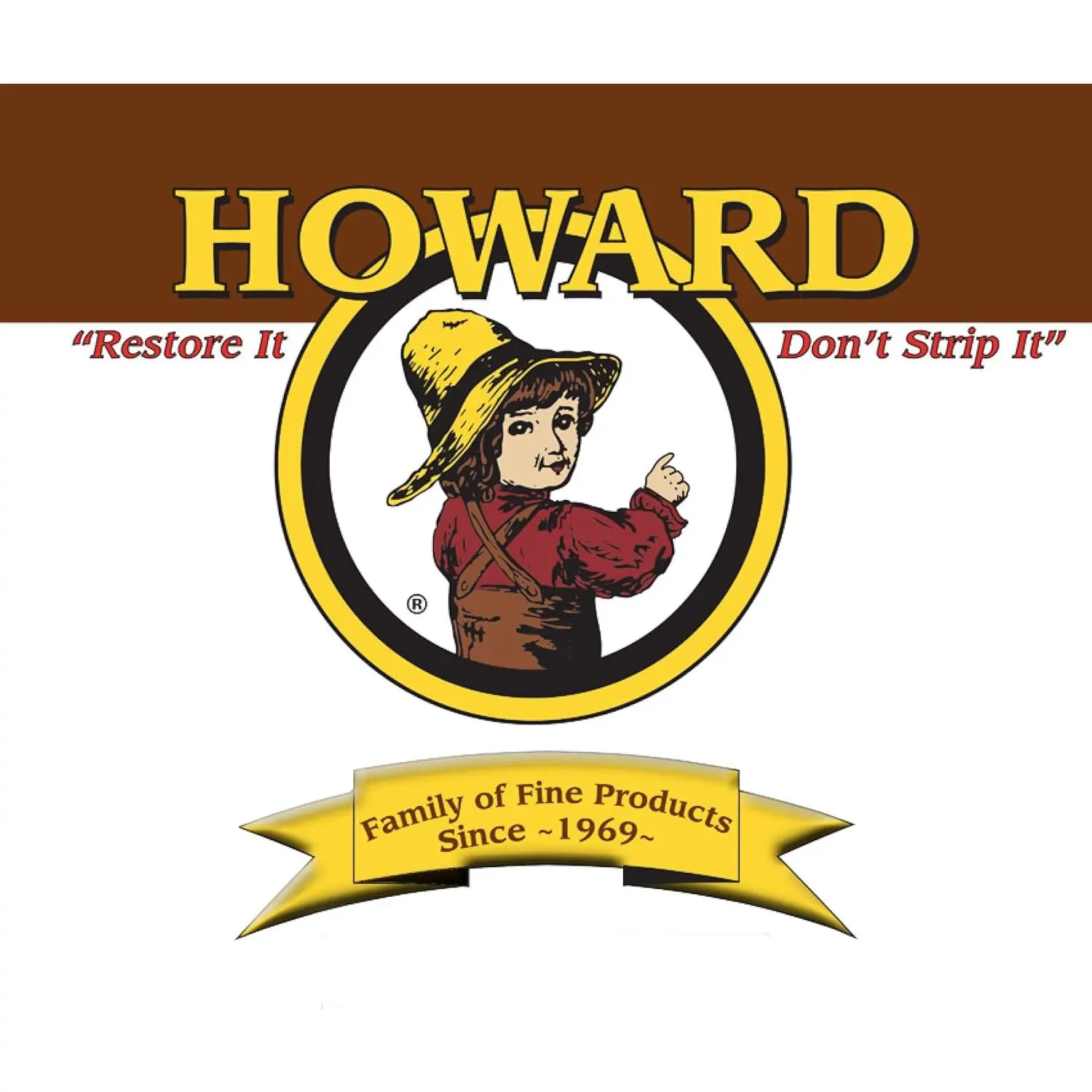 HOWARD Feed n Wax Wood & Conditioner Beeswax Polish, Orange, 16 Fl Oz, Pack of 2