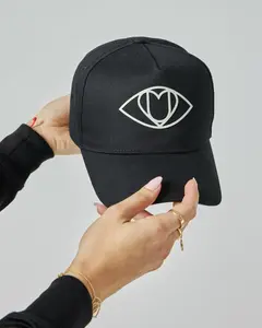 ILYTS Signature Glow Logo Structured Snapback Cap – Black