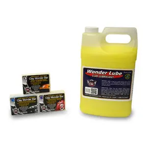 Car Detailing Clay Bars (3) One Of Each w/Wonder Lube