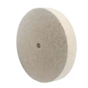 6 Inch Hard  Buffing Wheel - 5/8 Inch Arbor Hole  Felt Buffing Polishing Wheels for   Bench
