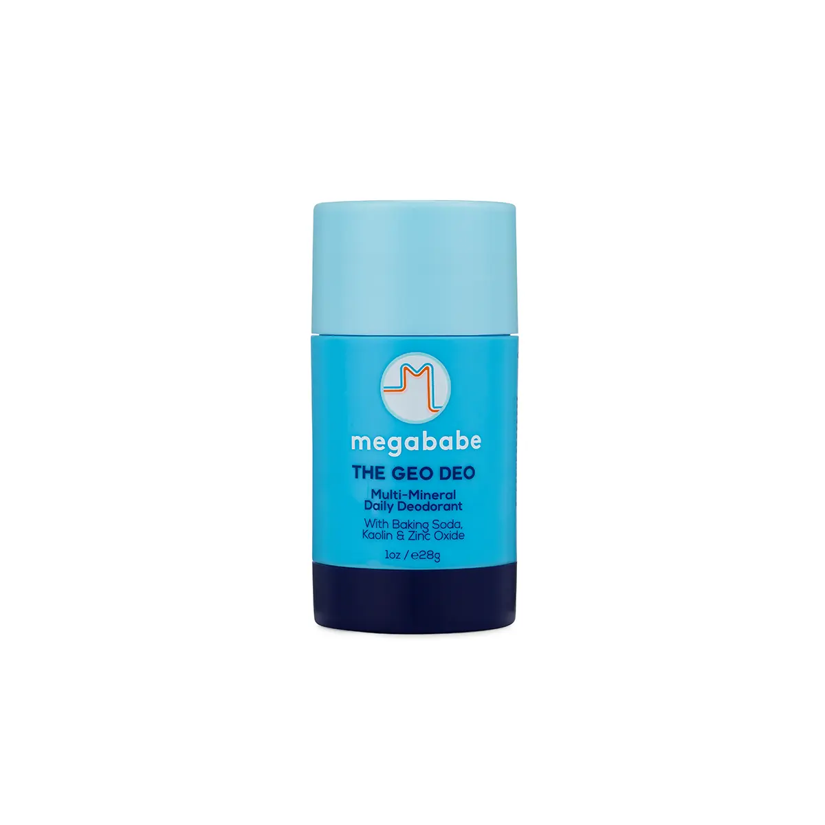 Megababe Mini Daily Deodorant - The Geo Deo with Multi-Minerals, 72 hour Odor Protection, Aluminum-Free, All Natural, 1 oz