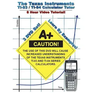 USED-The Texas Instruments TI-83/TI-84 Calculator Tutor (DVD)