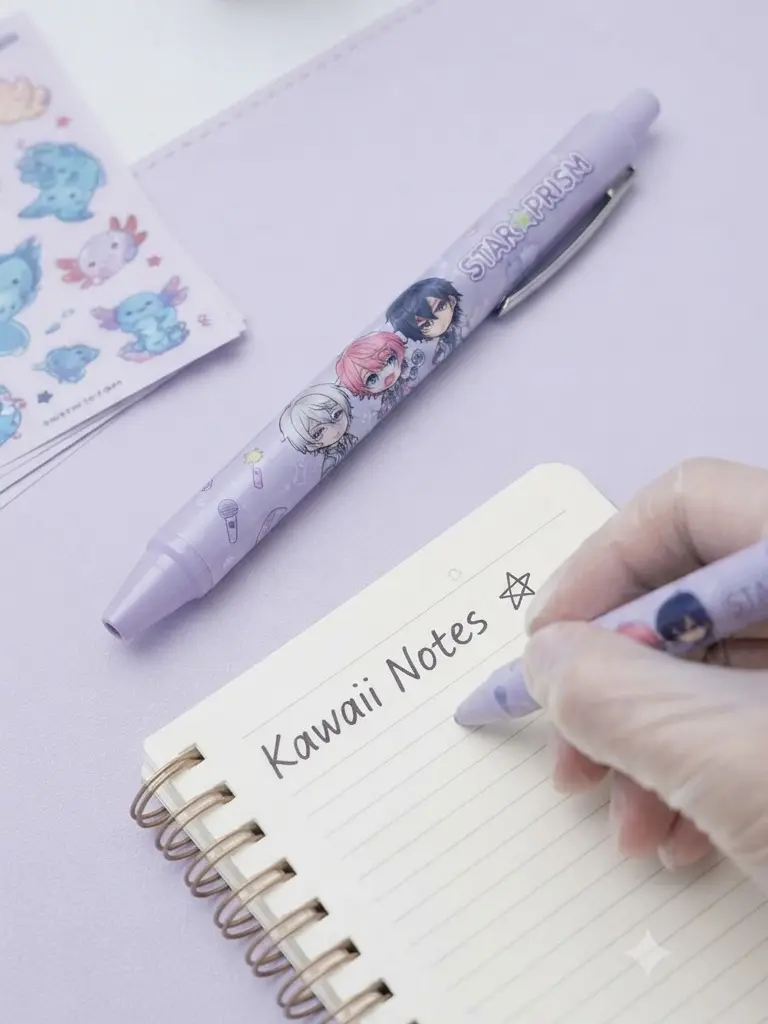 Custom Kawaii Idol & Fandom Pens (Personalized Stationery)