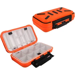 Waterproof Portable Fishing Lure Tackle Box Organizer Plastic Storage For Storing Tackle Set Mini Utility Small Fishing Lure Organizer Box