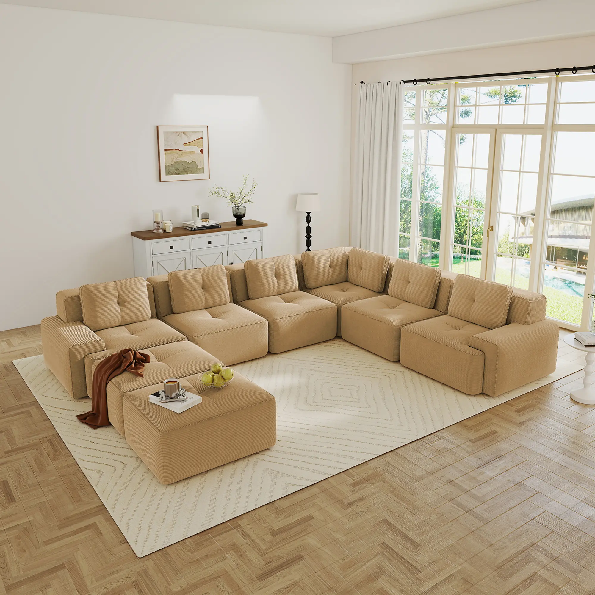 Camel + Corduroy + 5 Seat12