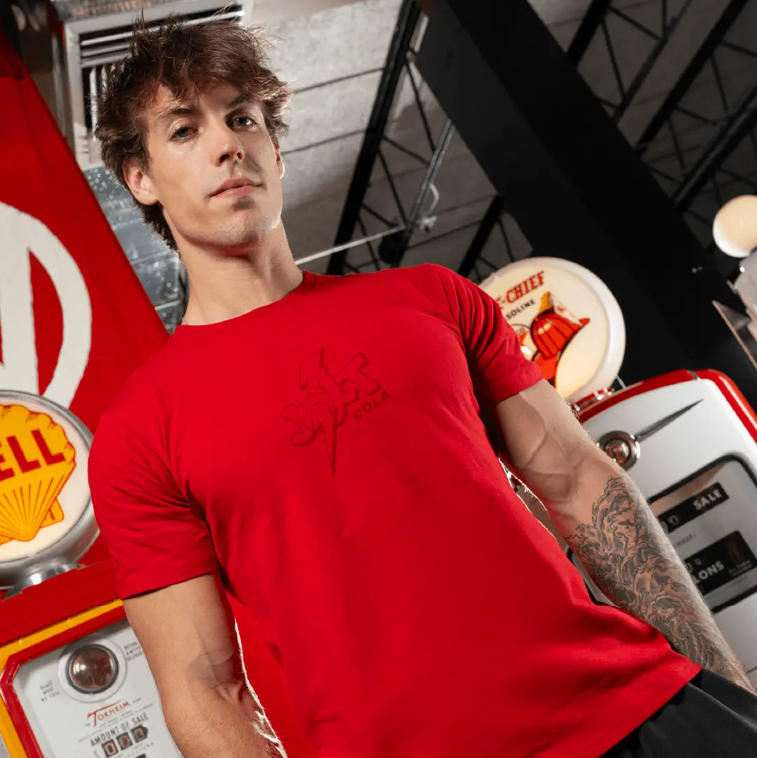 Legend Is Back Red Oversized Shirt