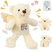 Angel Bear with Recorder and Picture Frame（ Beige）
