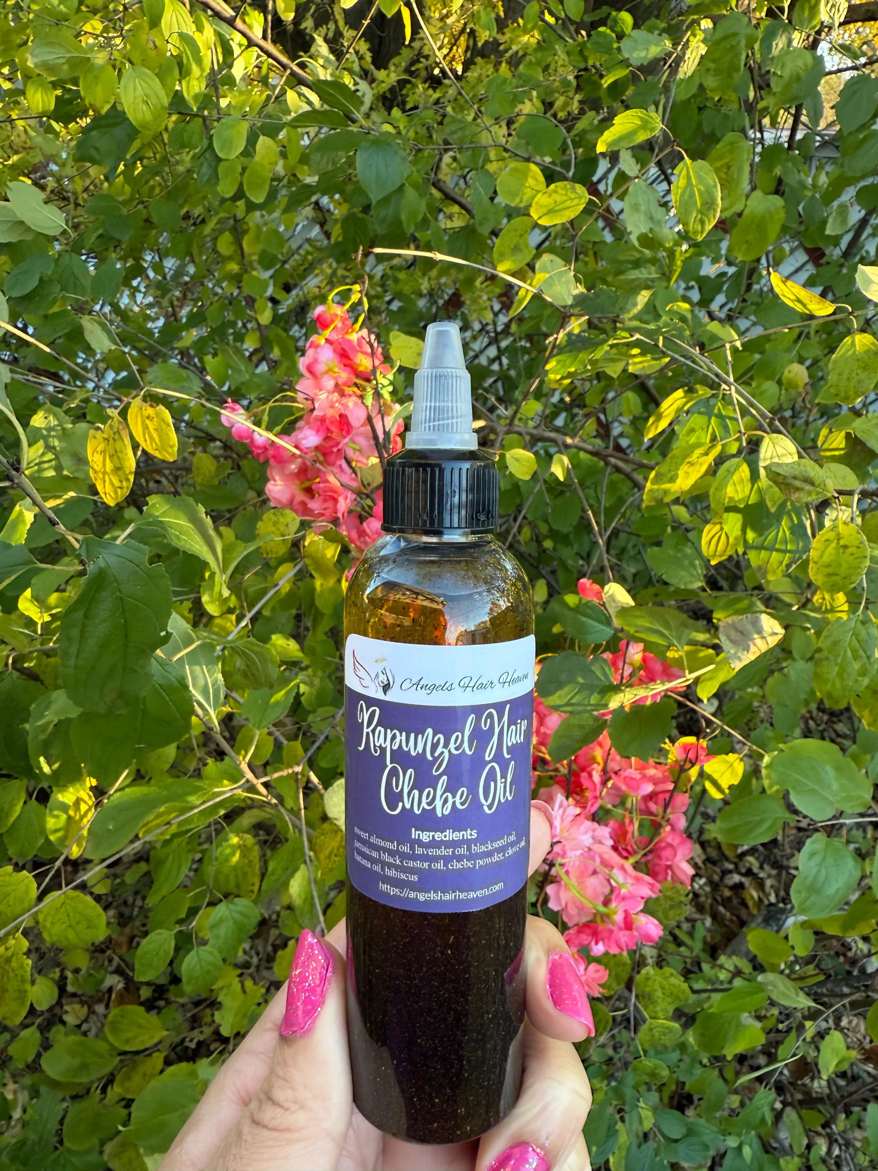 Chebe Hair Growth Oil - Thickening Regrowth Formula with Lavender Oil & Jamaican black castor oil all natural hair care