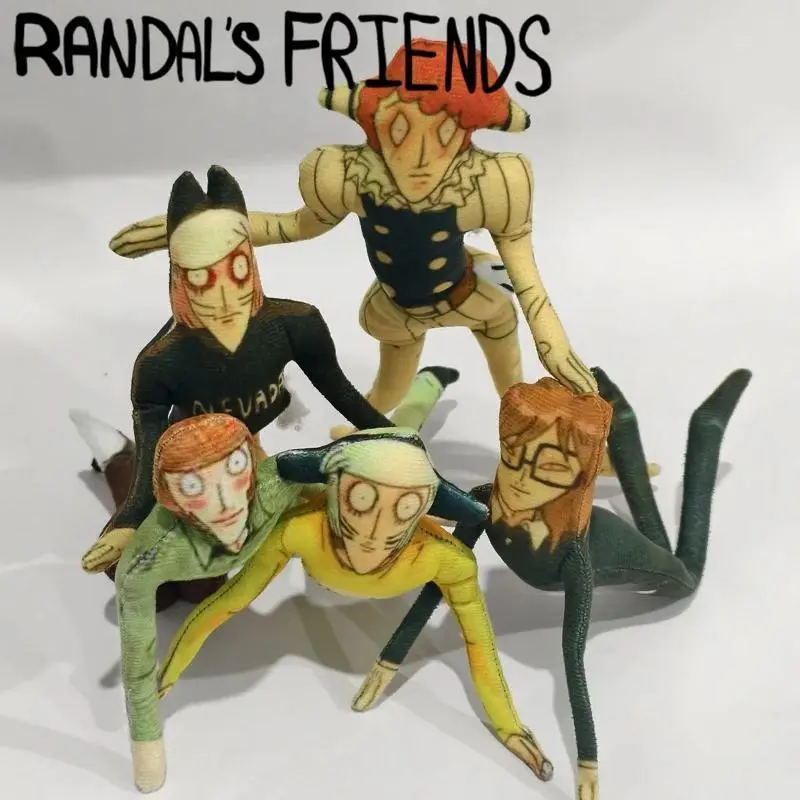 Anime Randal's Friends Ranfren Cosplay Stuffed Animals - Abstract Joint Mobility Plush Doll, Home Decor Ornament, Halloween Gift Prop