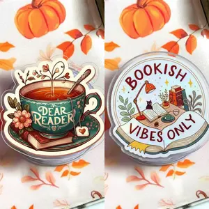 Bookish Grip Set | Dear Reader & Bookish Vibes Designs | Cozy Magsafe Holder Gift for Book Lovers