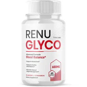 (1 Pack) Renu Glyco Advanced Blood Health Support Suppleement RenuGlyco 60 Caps