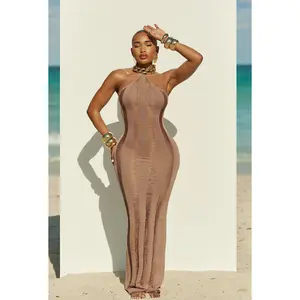 Matte Resort Alexandra Dress - Taupe
