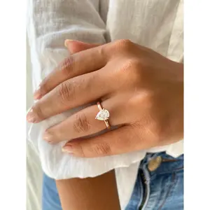 1 Carat Pear Cut Engagement Ring