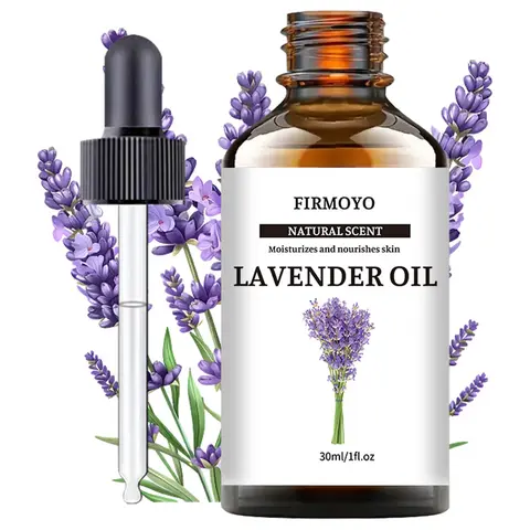 Lavender Essential Oil 1.01 Oz, Scented Body Oils, Skin Care, Soothing, Hypoallergenic, Moisturizes Face, Body, Nails, Hair, Lashes, Suitable for Diffusers, Shower, Massage