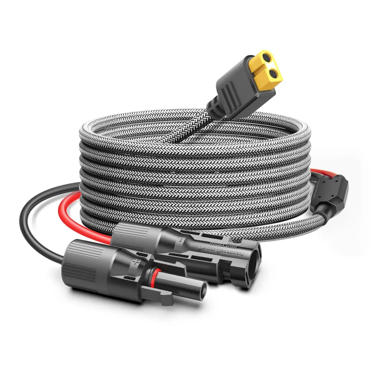 Solar Connector to XT60 Adapter Extension Cable Solar Panel 60W 110W 160W 220W 400W, Compatible with Anker Powerhouse ECOFLOW River Delta Rockpals Solar Generator 11Ft
