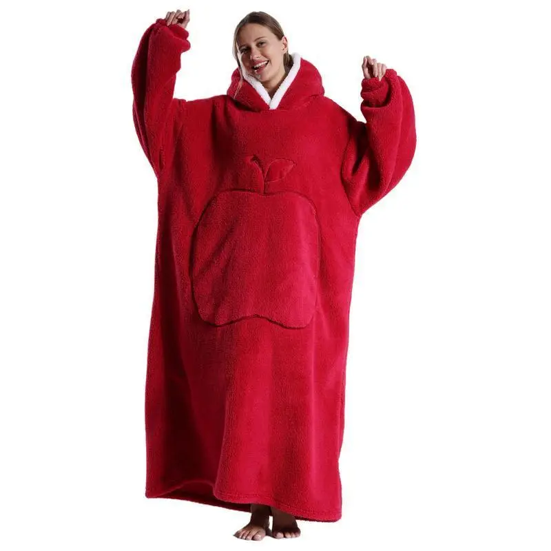 Oversized Wearable Blanket Hoodie Sweatshirt Gifts for Women and Men, Plus Size Warm and Cozy Giant Blanket Hoodie, Thick Flannel Blanket with Sleeves and Giant Pocket��gift��Gift Oversized Wearable Blanket Hoodie Sweatshirt Gifts for Women and Men, Plus Size Warm and Cozy Giant Blanket Hoodie, Thick Flannel Blanket with Sleeves and Giant Pocket��gift��Gift