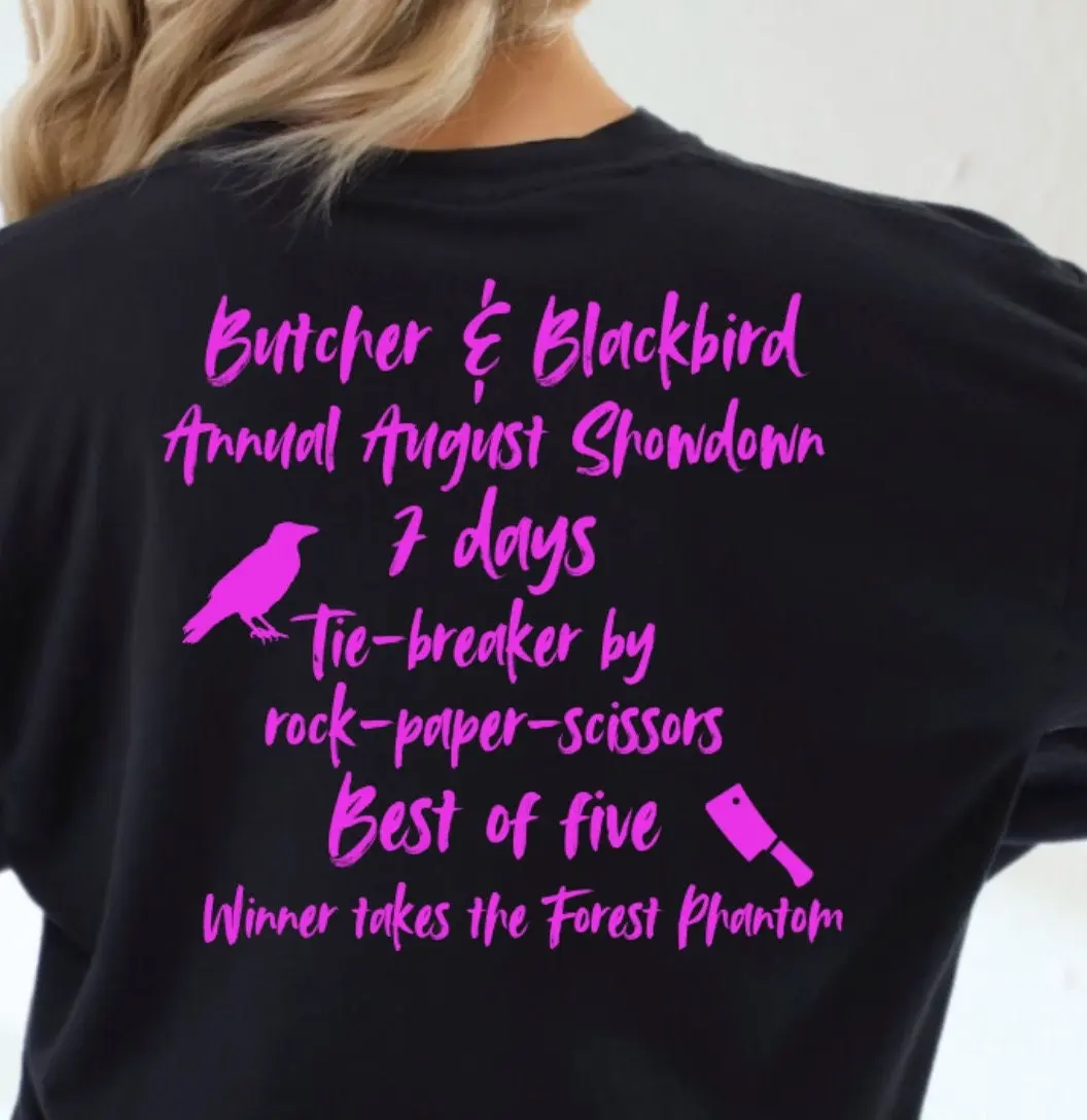 Butcher and Blackbird Sweatshirt, Booktok Hoodie, Brynne Weaver Merch, Books, Reader Shirt, Dark Romance Unisex Soft Comfort Crewneck Pullover Long Sleeves Graphic Fabric Sweater