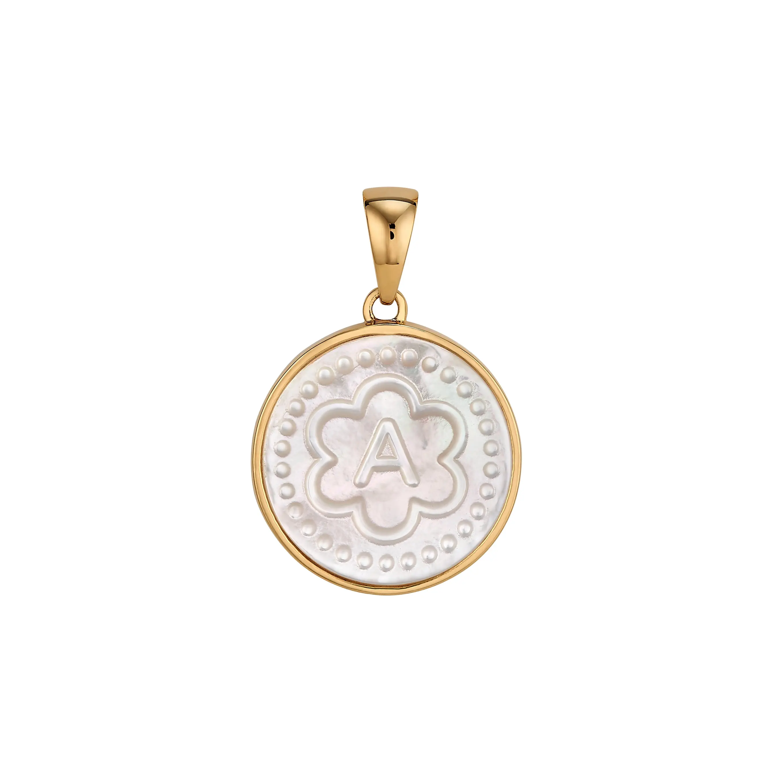 Crest Initial Charm