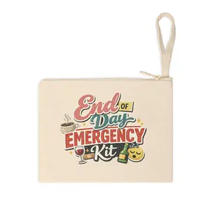 End of Day Emergency Kit Pouch | Accessory Zipper Pouch