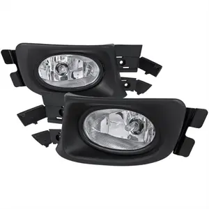 2003-2005 Honda Accord Sedan H11 Fog Lights Kit (Chrome Housing/Clear Lens)