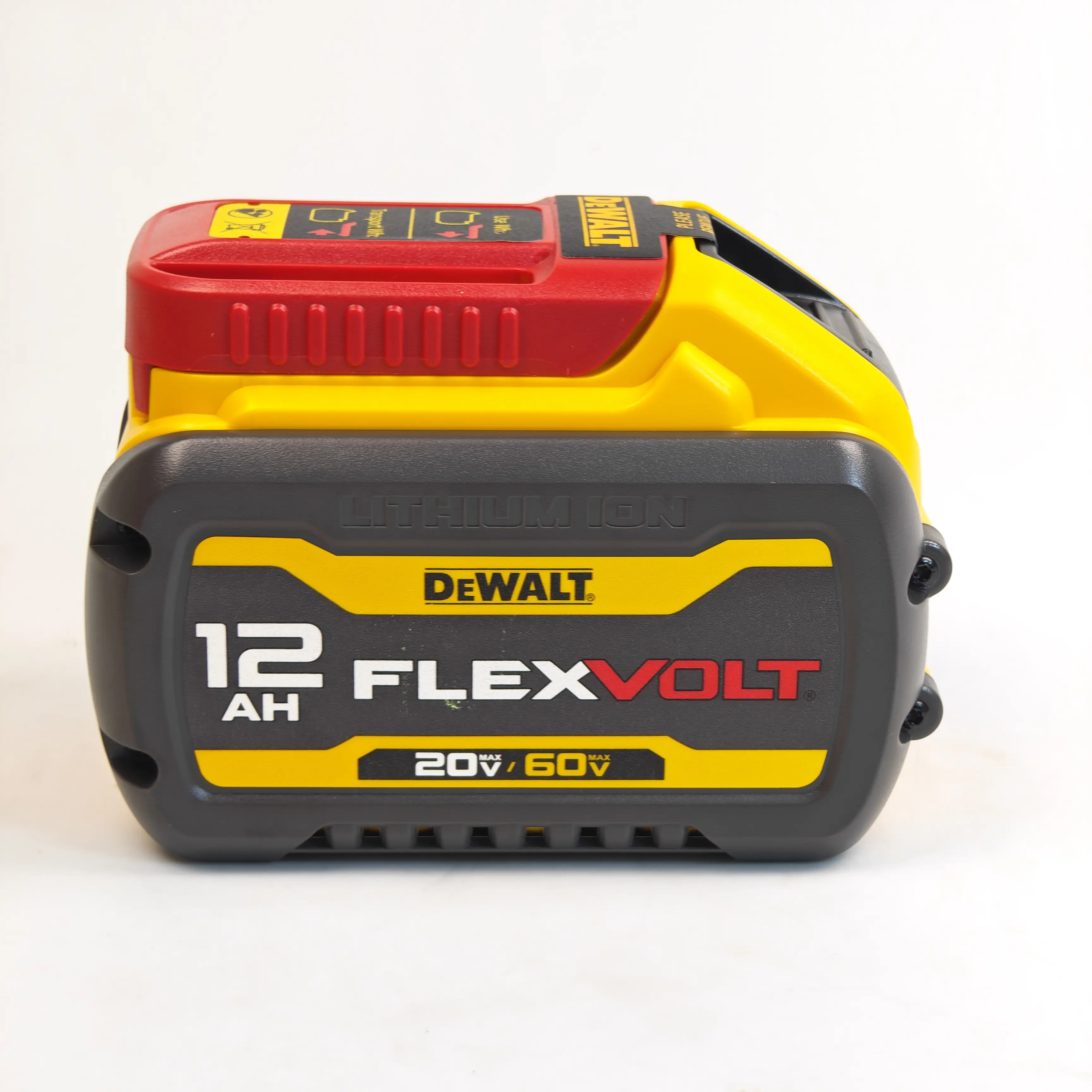 DEWALT DCB612 FLEXVOLT 12Ah Lithium-Ion Cordless Tools Battery, 20V/60V MAX, Compatible with DEWALT 20V/60V/120V Power Tools, High-Capacity, Cordless Tools Batteries MAXCompatibility, Long Runtime, Fuel Gauge forCordless Tools