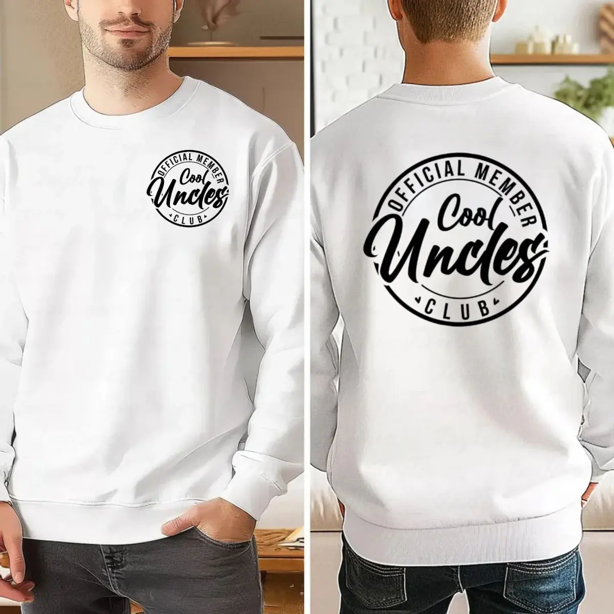 Uncle Shirt Sweatshirt Hoodie, Cool Uncle Shirt, Cool Club T Shirt, Birthday Gift, Cool Uncle Sweatshirt, Unisex Sweater Pullover Tee