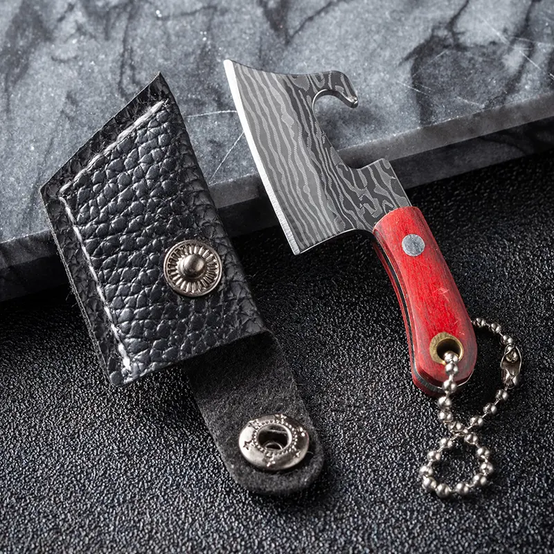 Mini Pocket Knife, Left & Right Hand Design, Lightweight Durable Keychain Tool, Portable Easy Carry, Perfect for Daily Use, Stainless Steel Tool