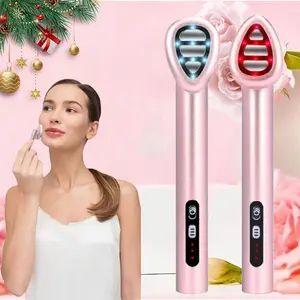 Rechargeable Eye Vibration Massager, 7 Color Eye Lifting Wand, Facial and Neck Sculpting Massage Tool, Personal Care Appliances for Women