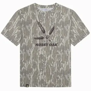 Turkey Track Tee Washed Out Tee Mossy Oak Original Bottomland, Mossy Oak Original Bottomland Turkey Track Tee Printing Short Sleeve Shirt J