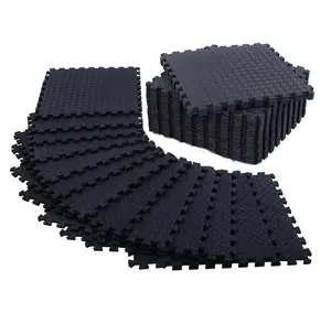 Our Modern Space 1/2" Extra Thick Floor Exercise Mat for Home Gym or Floor Padding for Kids - High-Density EVA Interlocking Foam Floor Tiles for Gym Equipment, Play Area - Yoga, Cardio, Weights, MMA