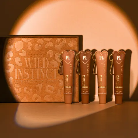 P.Louise Cheetah Wild Instincts Nude Tinted Lip Conditioner Set