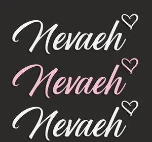 Cursive Name Decal - Personalized Name Decoration DecalLA50