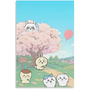 Anime Chiikawa Poster Print (78) Artworks Picture Print Poster Wall Art Painting Canvas Decor Home Posters Decorative