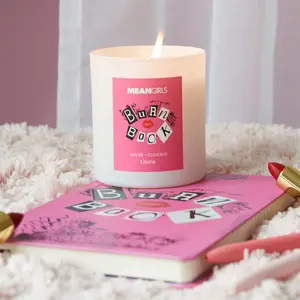Official Mean Girls Candle by Literie – “Burn Book” | Vegan Soy + Coconut Wax, Made in USA