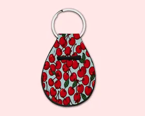 Floral Coin Quarter Holder for Keychain, Keychain Gift, Coquette Cute Style, Keychain Accessories, AirTag Holder Keyring