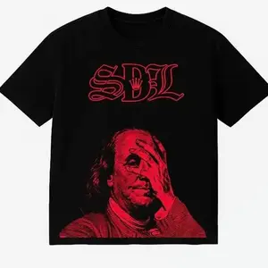 Benjamin SDL Black-Red T-Shirt – Normal Font Design, Classic Streetwear Tee, Great Gift for Men & Boyfriend