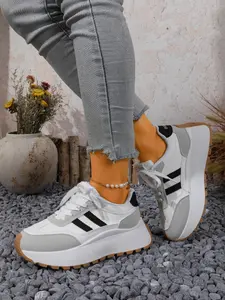 Women's Thick Sole Alaskan Shoes Spring New Casual Sporty Height Increasing Slimming Comfortable Sneakers for All Seasons Stylish Sneaker Thick Soled Sneakers