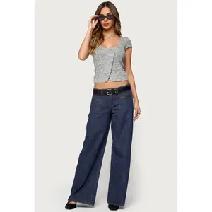 Jimena Low Rise Wide Leg Jeans