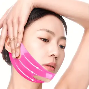 Soft Silicone Face for Nasolabial Folds, Chin Lifting Strap, Ear Stickers, Portable Double Chin Facial Enhancement Tool for Both Men And Women